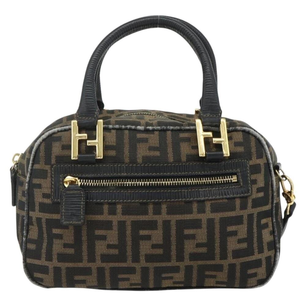 Fendi Zucca Handbag Black